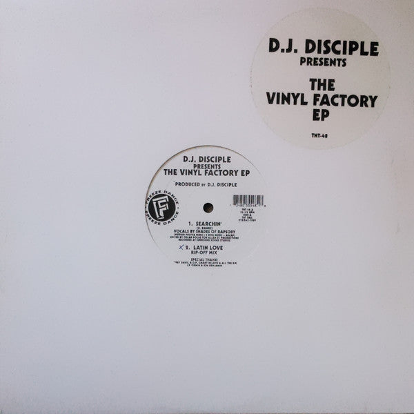 DJ Disciple : The Vinyl Factory EP (12", EP)