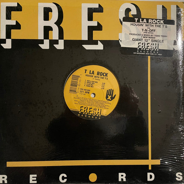 T La Rock : Housin' With The T's / T-N-Off (12", Single)