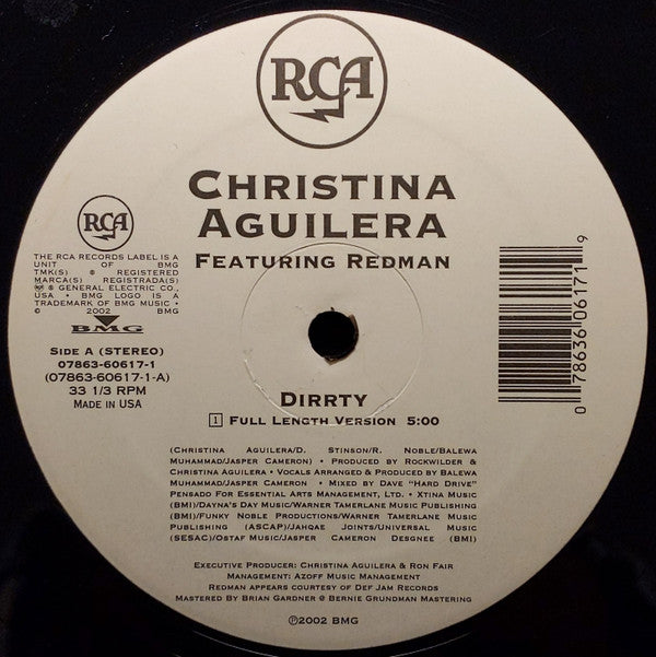 Christina Aguilera : Dirrty (12")