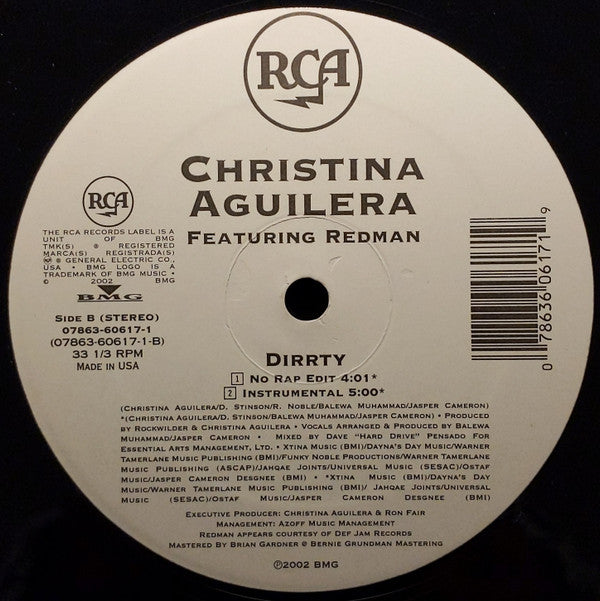 Christina Aguilera : Dirrty (12")