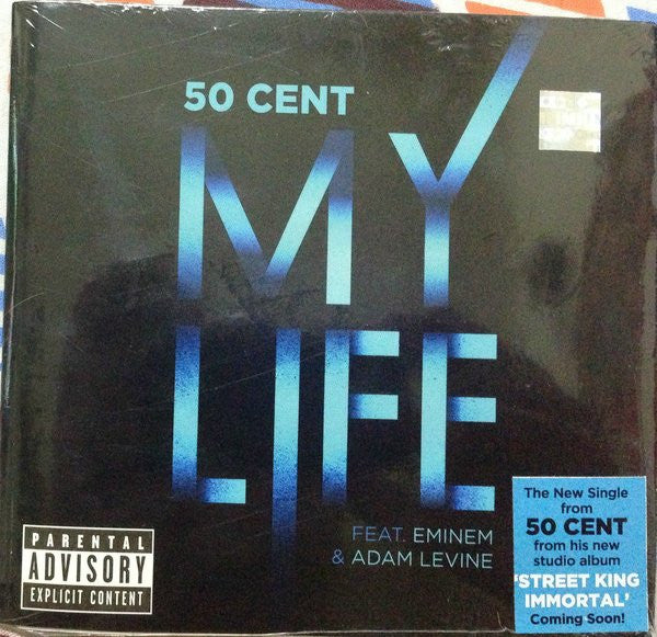 50 Cent Feat. Eminem & Adam Levine : My Life (CD, Single)