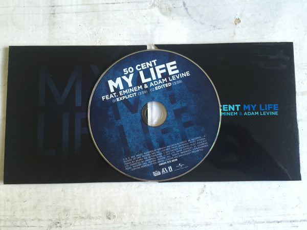 50 Cent Feat. Eminem & Adam Levine : My Life (CD, Single)