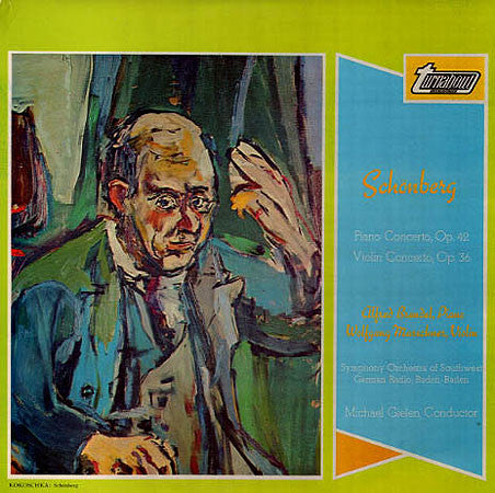 Arnold Schoenberg, Alfred Brendel, Wolfgang Marschner : Piano Concerto, Op. 42 / Violin Concerto, Op. 36 (LP, Album, RE)