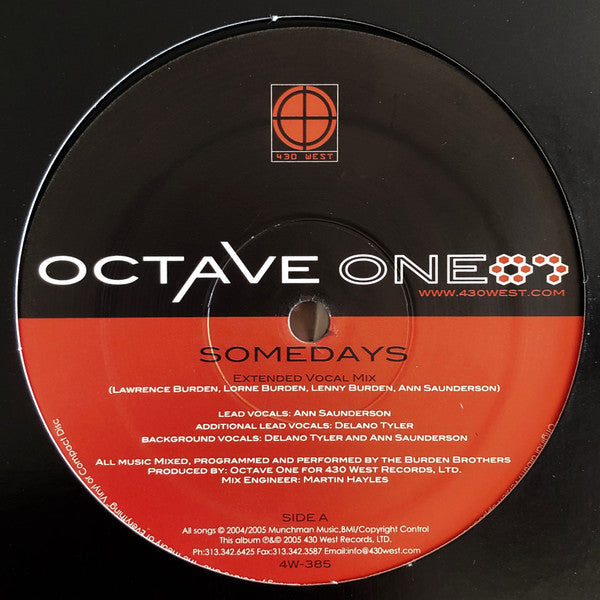 Octave One : Somedays (12")