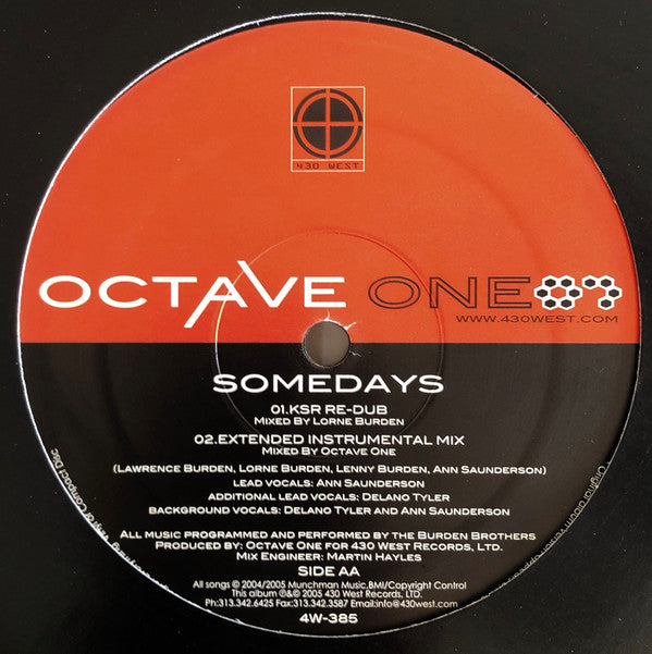 Octave One : Somedays (12")