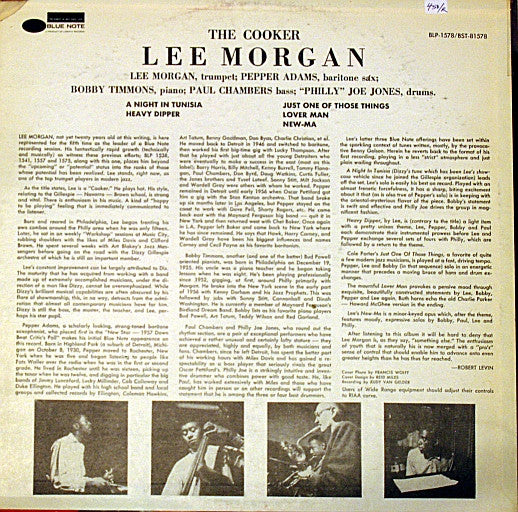 Lee Morgan : The Cooker (LP, Album, RE)