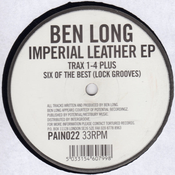 Ben Long : Imperial Leather EP (12", EP)