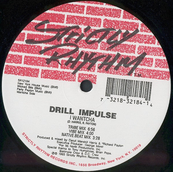 Drill Impulse : So Good / I Wantcha (12")