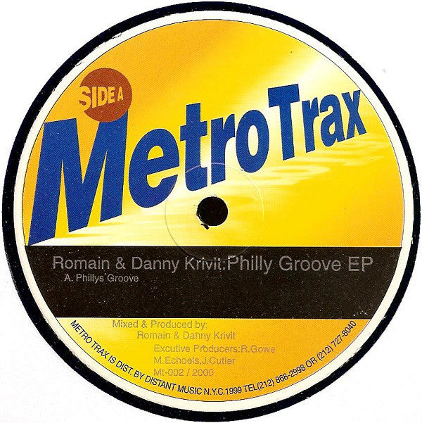 DJ Romain & Danny Krivit : Philly Groove EP (12", EP)