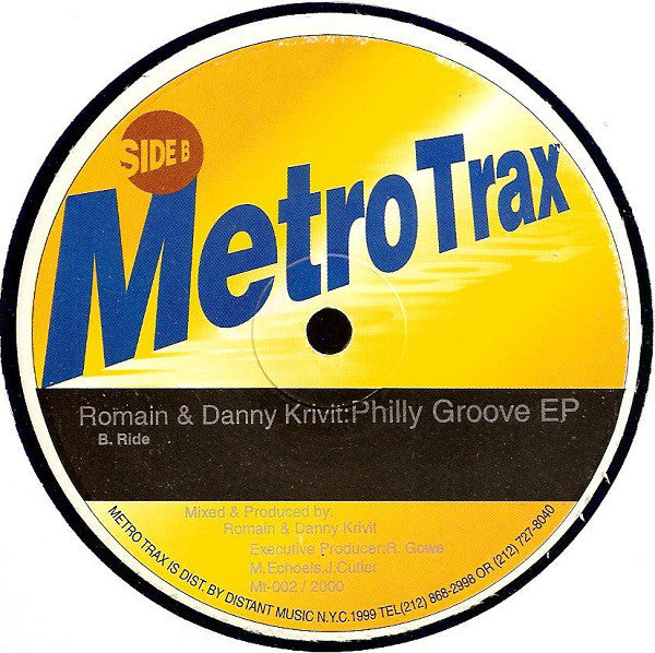 DJ Romain & Danny Krivit : Philly Groove EP (12", EP)