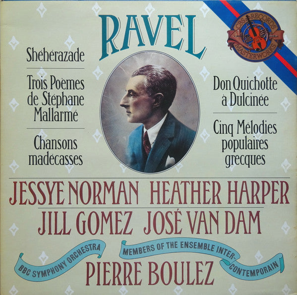 Maurice Ravel - Pierre Boulez : Songs Of Maurice Ravel (LP, Album, Gat)