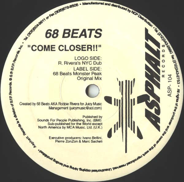 68 Beats : Come Closer!! (12")