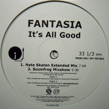 Fantasia (4) : It's All Good / Truth Is (2x12", Promo)