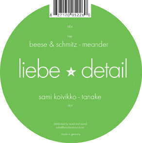 Sami Koivikko / Jens Beese & Maurizio Schmitz : Tanake / Meander (12")