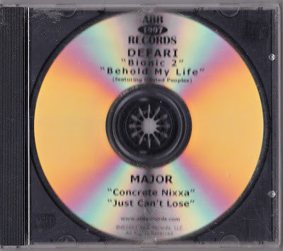 Defari & Major (5) : Bionic 2 / Behold My Life / Concrete Nixxa / Just Can't Lose (CD, Maxi)