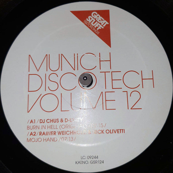 Various : Munich Disco Tech Volume 12 (12", EP)