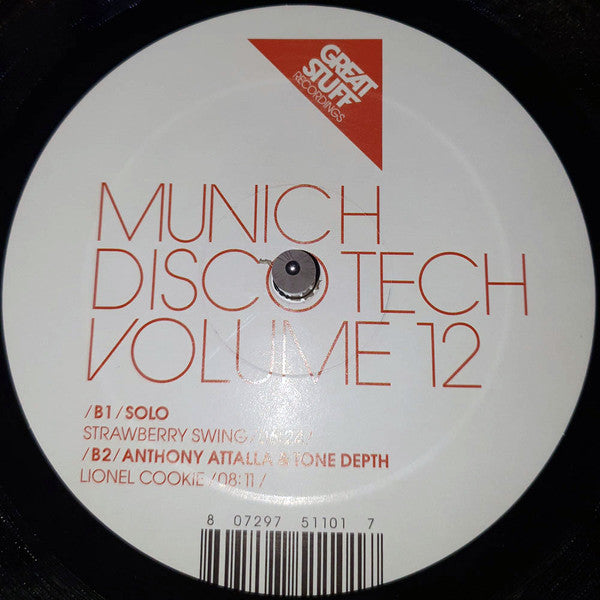 Various : Munich Disco Tech Volume 12 (12", EP)