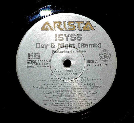 Isyss, Jadakiss : Day & Night (Remix) (12", Single)