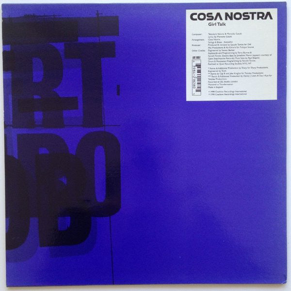 Cosa Nostra (3) : Girl Talk (12", W/Lbl)