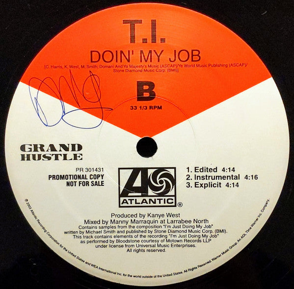 T.I. Featuring Twista, Trick Daddy & Mack 10 : Rubber Band Man (Remix) (12", Single, Promo)