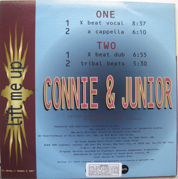 Connie Harvey & Junior Vasquez : Lift Me Up (12")