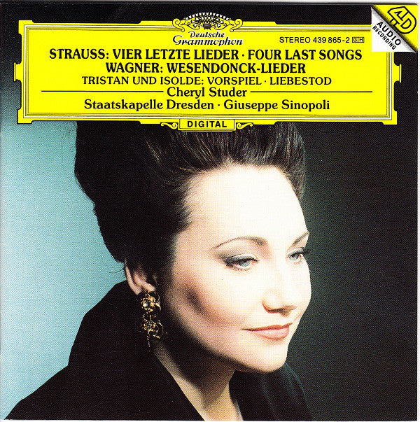 Richard Strauss · Richard Wagner - Cheryl Studer / Staatskapelle Dresden / Giuseppe Sinopoli : Vier Letzte Lieder · Wesendonck-Lieder · Tristan Und Isolde (CD, Album)