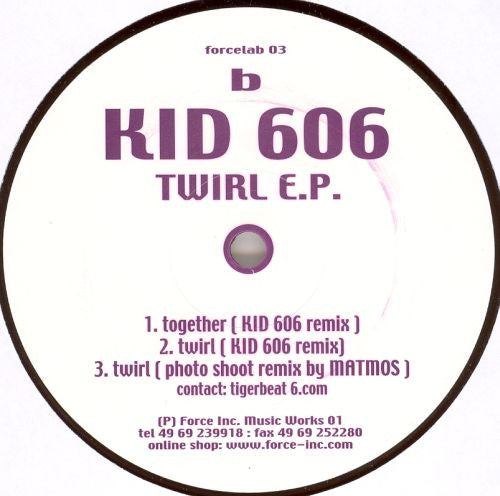 Kid606 : Twirl E.P. (12", EP)