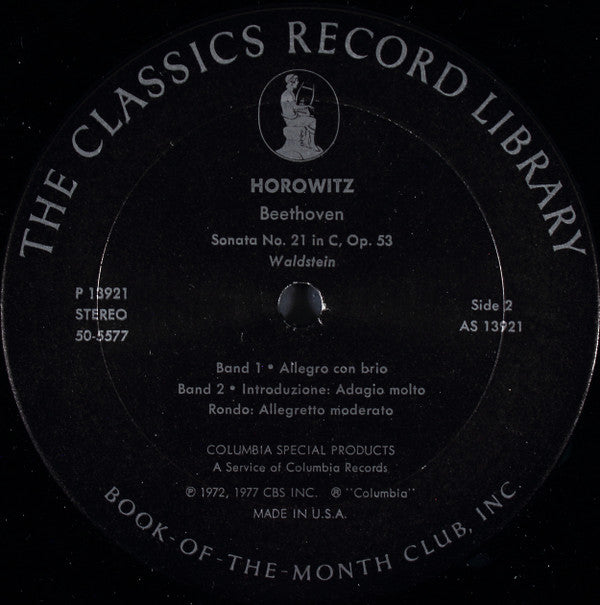 Vladimir Horowitz : Beethoven • Chopin • Debussy • Horowitz-Bizet • Liszt • Rachmaninoff • Scarlatti • Schubert • Schumann • Scriabin (4xLP, Comp, Club + Box)