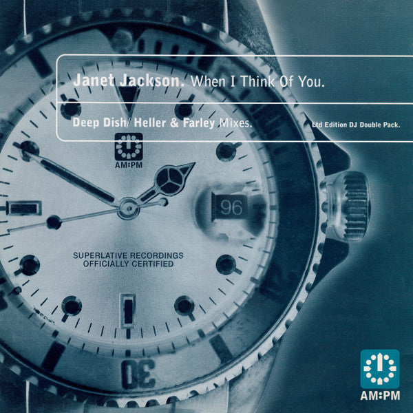 Janet Jackson : When I Think Of You (Deep Dish / Heller & Farley Mixes) (2x12", Ltd)