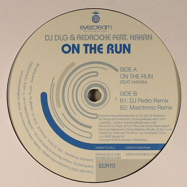 DJ DLG & RedRoche Feat. Hakan : On The Run (12")