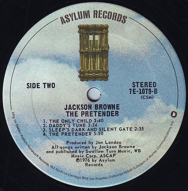 Jackson Browne : The Pretender (LP, Album, CSM)