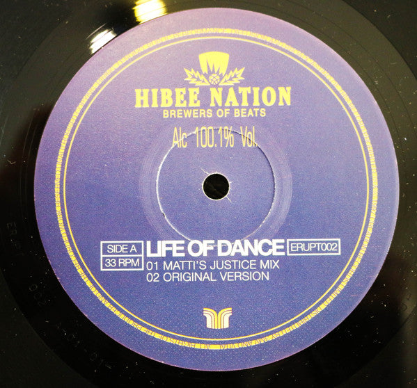 Hibee Nation : Life Of Dance (12", Single)