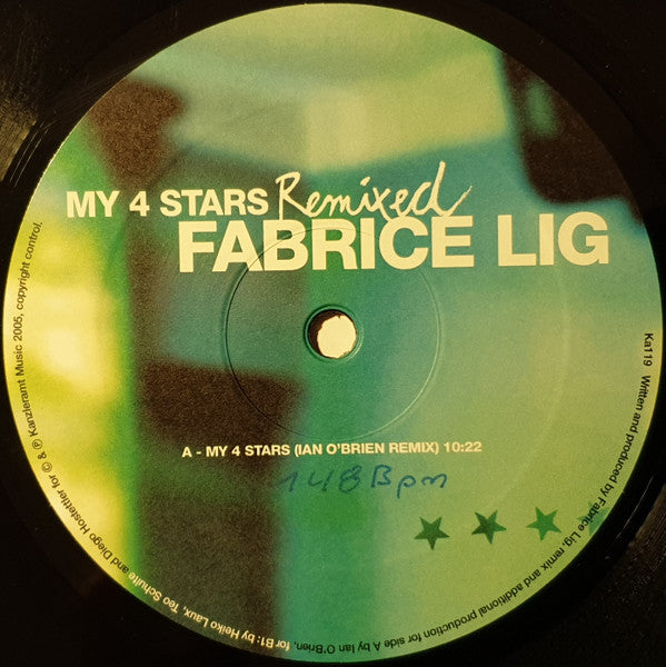 Fabrice Lig : My 4 Stars (Remixed) (12")