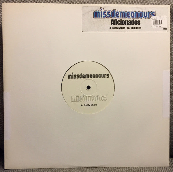 Aficionados : Booty Shake / Bad Bitch (12")