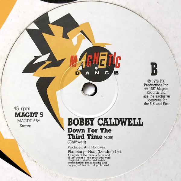 Bobby Caldwell : What You Won't Do For Love (12")