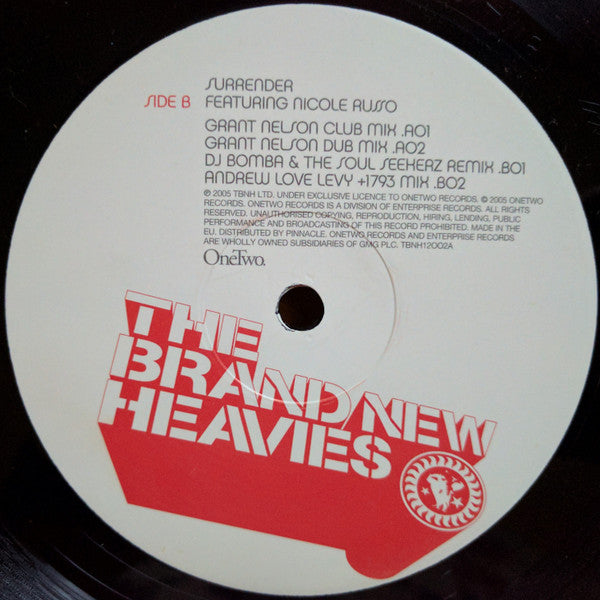 The Brand New Heavies Featuring Nicole Russo : Surrender (12")