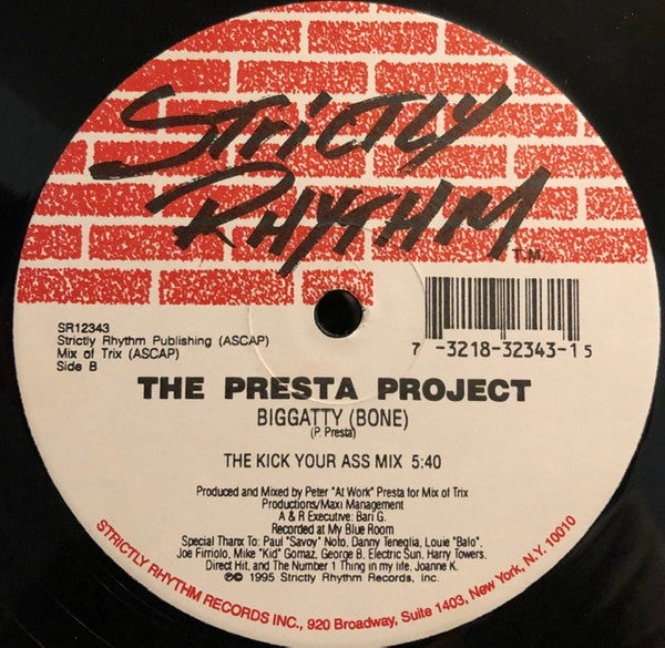 The Presta Project : Biggatty (Bone) (12")