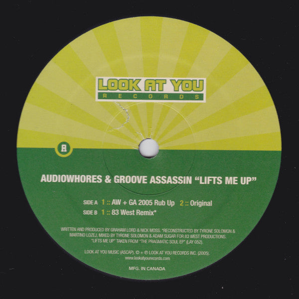 Audiowhores & Groove Assassin : Lifts Me Up (12")