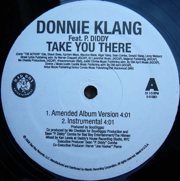 Donnie Klang : Take You There / Dr. Love (12")