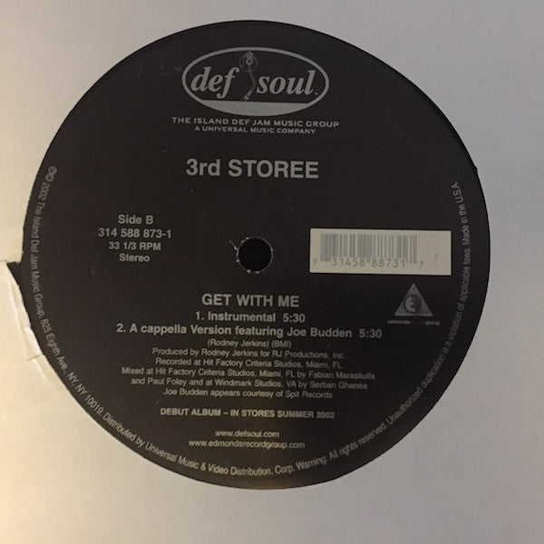 3rd Storee : Get With Me (12")