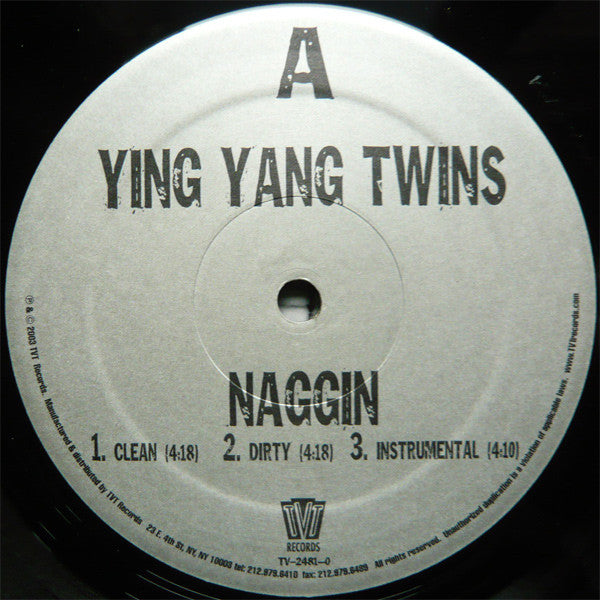 Ying Yang Twins : Naggin (12")