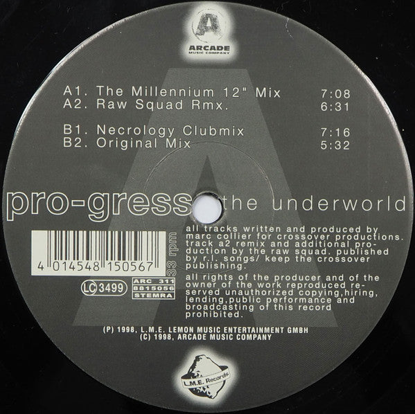 Pro-Gress : The Underworld (12")