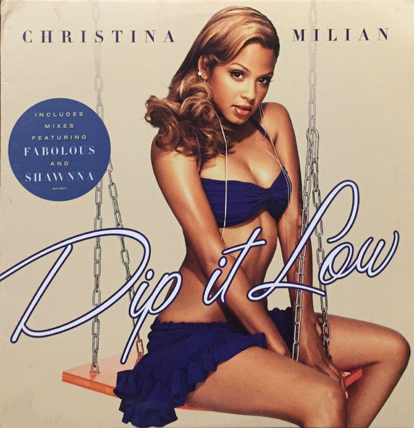 Christina Milian : Dip It Low (12", Promo)