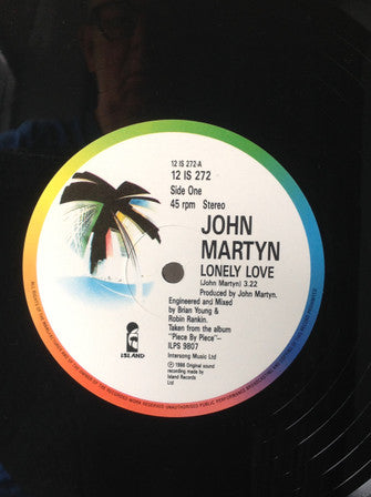 John Martyn : Lonely Love (12", Single, Promo)