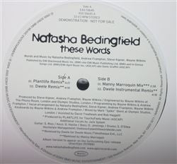 Natasha Bedingfield : These Words (12", Promo)