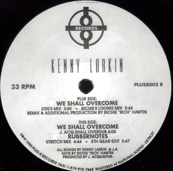 Kenny Larkin : We Shall Overcome (12")