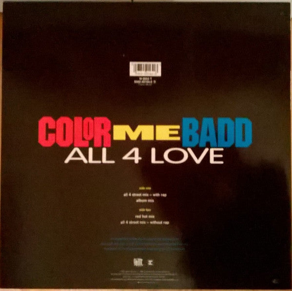 Color Me Badd : All 4 Love (12")