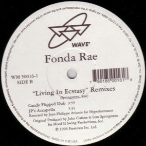 Fonda Rae : Living In Ecstasy (Remixes) (12")