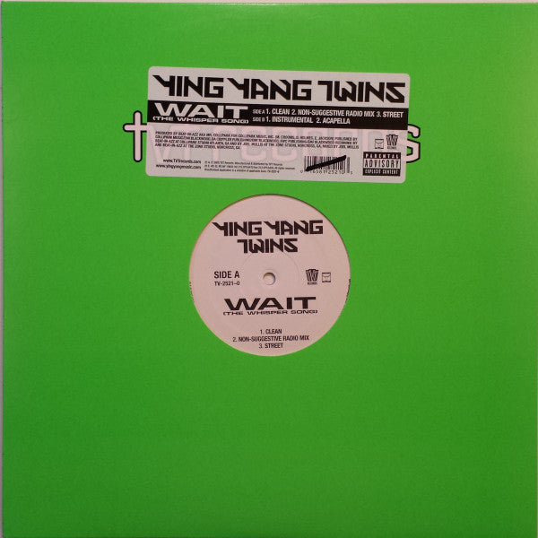 Ying Yang Twins : Wait (The Whisper Song) (12")