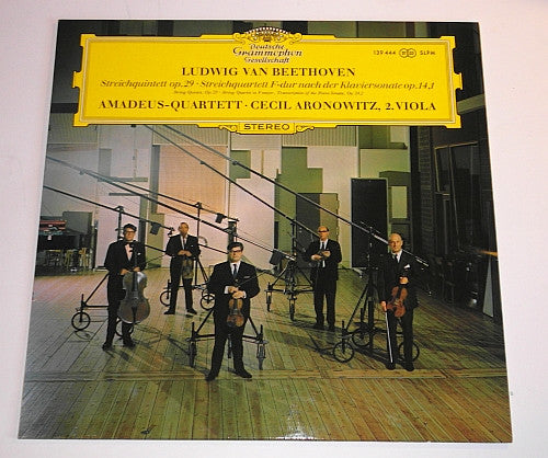 Ludwig van Beethoven, Amadeus-Quartett · Cecil Aronowitz : Streichquintett Op.29 · Streichquartett F-dur Nach Der Klaviersonate Op.14,1 (LP)